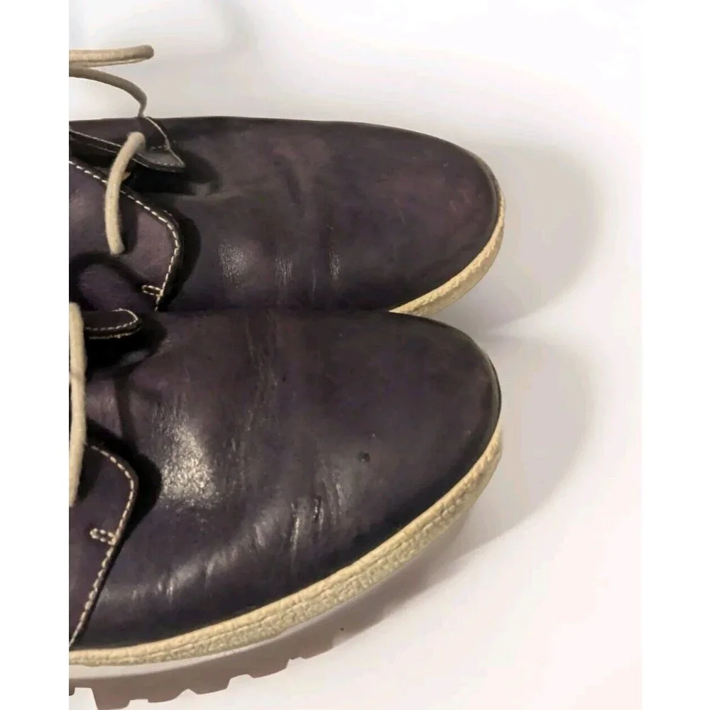 Cole Haan Purple Leather chukka boots Men's 11.5 M‎ Read Description
